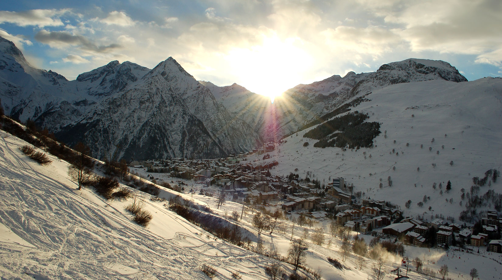 La station des deux alpes